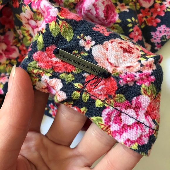 floral Abercrombie & Fitch strapless dress - Picture 6 of 8